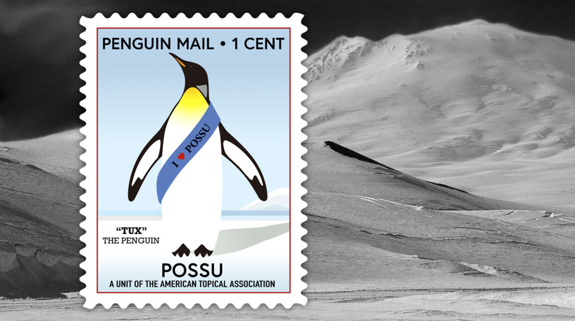 Logo design for the Penguins on Stamps Study Unit